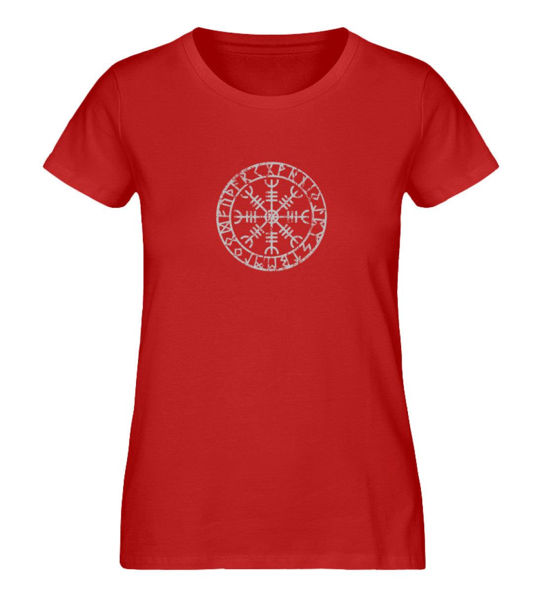 Schildmaiden Expresser Shirt „Helm of Awe T-Shirt – Wikinger Runen Symbol für Schutz und Stärke“ - Nordic Viking Wear