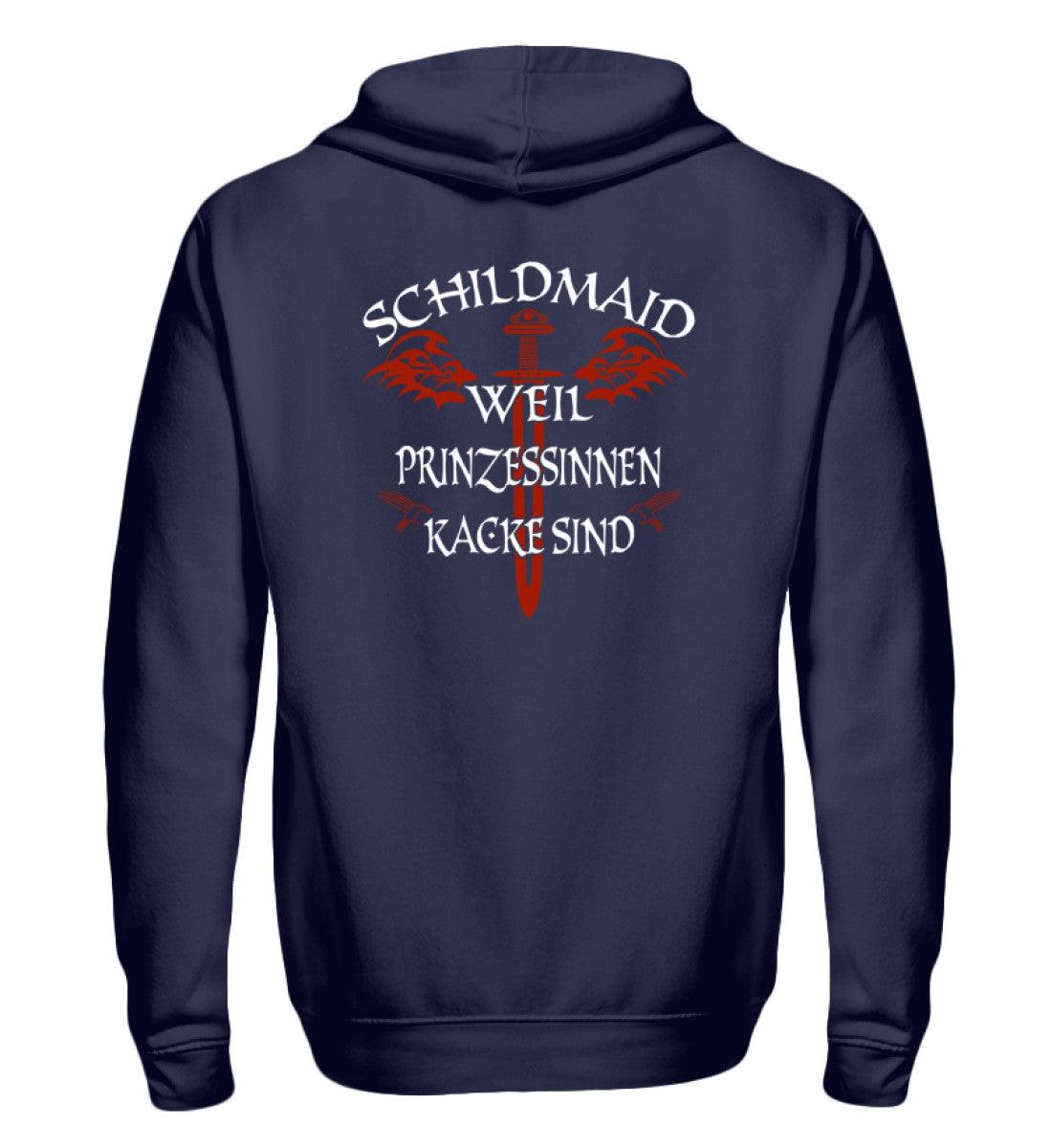 Schildmaid Zipp-Hoodie – Weil Prinzessinnen Kacke sind! ⚔🔥 - Nordic Viking Wear