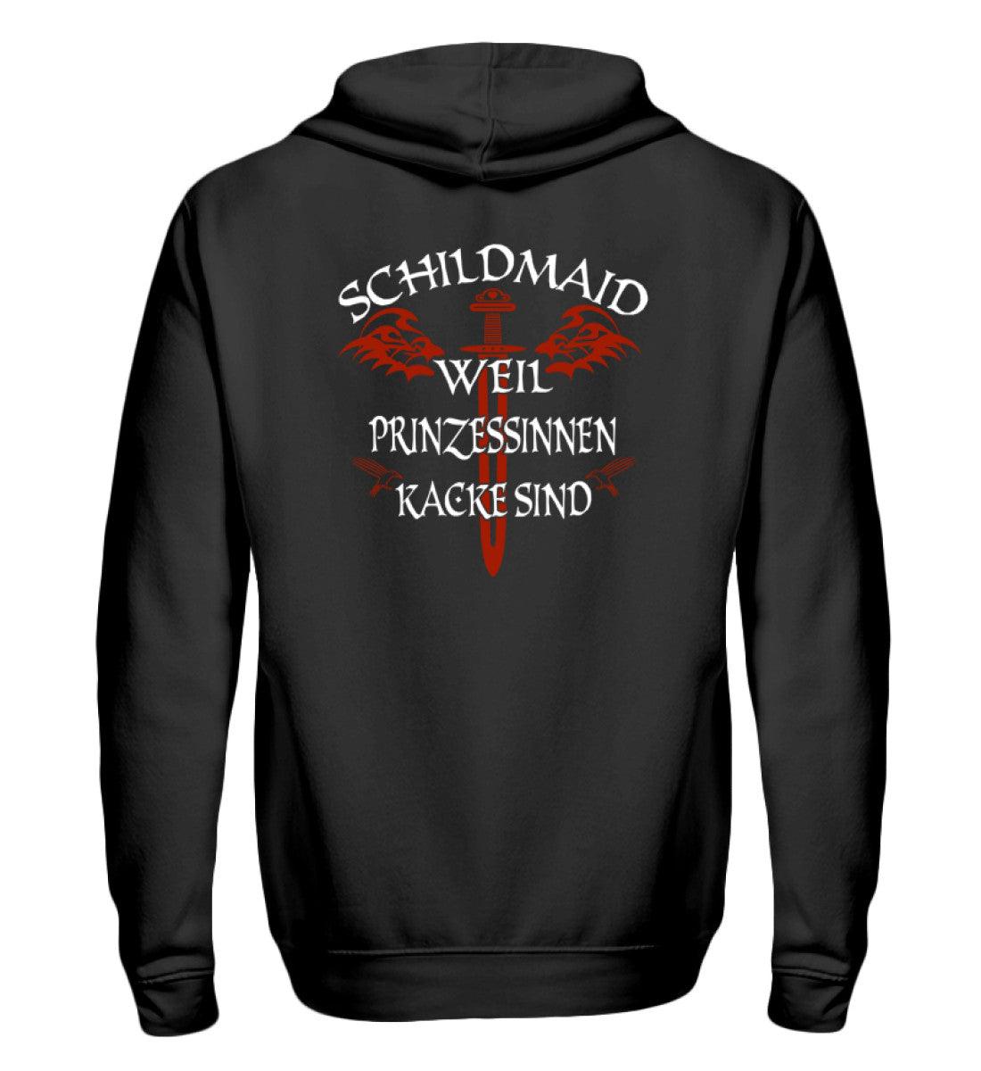 Schildmaid Zipp-Hoodie – Weil Prinzessinnen Kacke sind! ⚔🔥 - Nordic Viking Wear