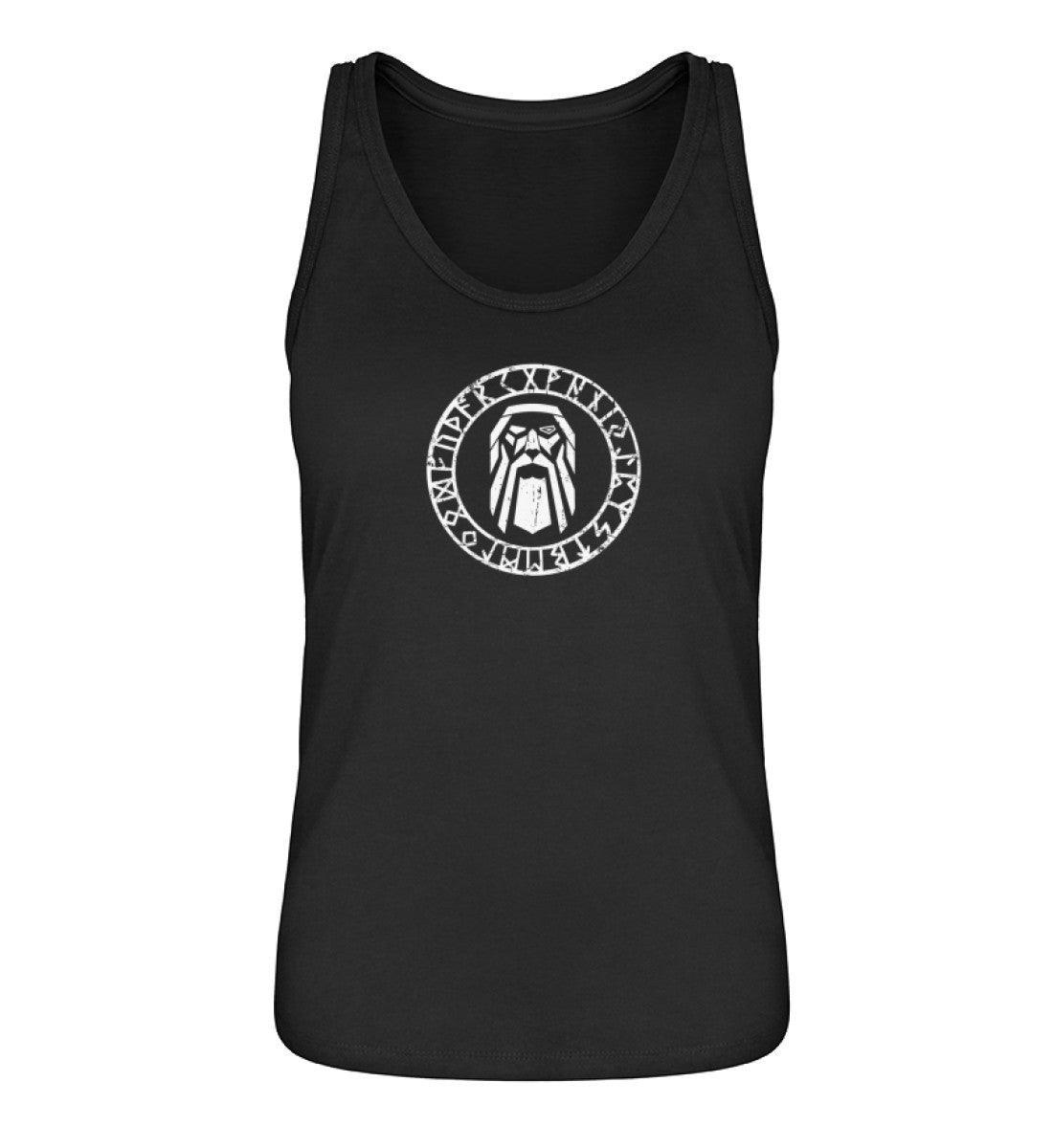 Odin im Runenkreis Schildmaiden – Tanktop Mystisches Symbol-Shirt - Nordic Viking Wear