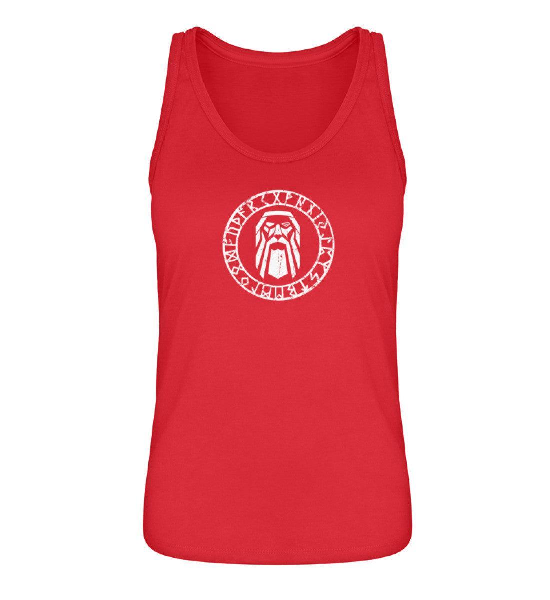 Odin im Runenkreis Schildmaiden – Tanktop Mystisches Symbol-Shirt - Nordic Viking Wear