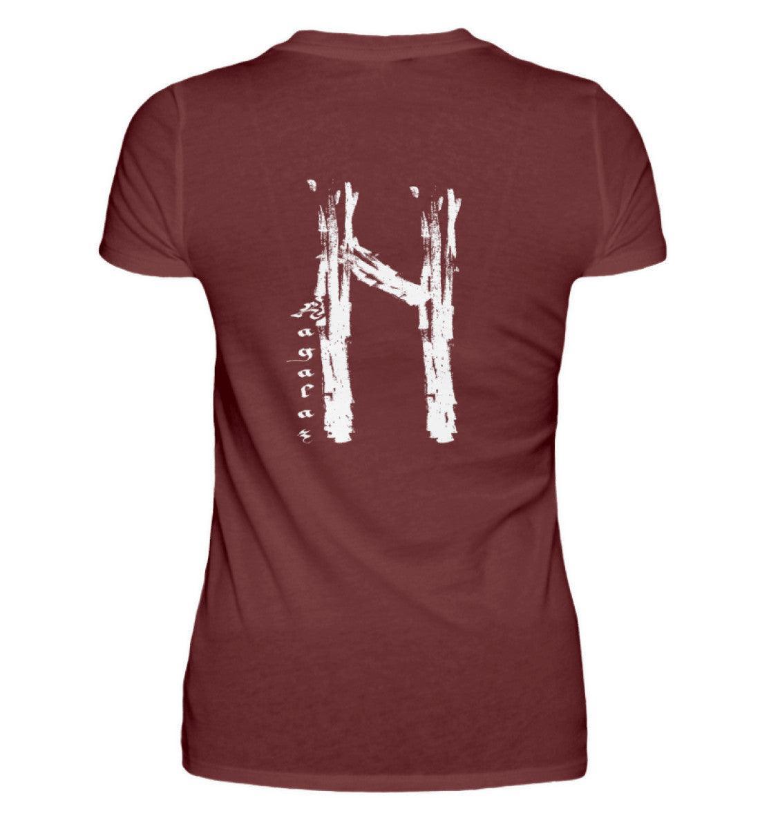 Schildmaiden Premiumshirt - Hagalaz Rune - Nordic Viking Wear