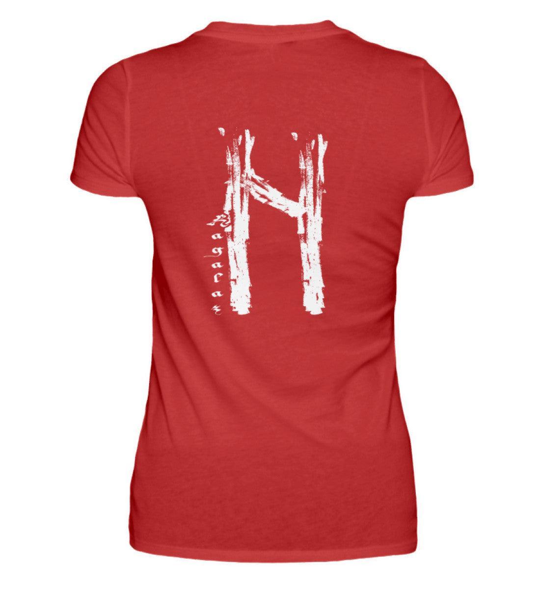 Schildmaiden Premiumshirt - Hagalaz Rune - Nordic Viking Wear