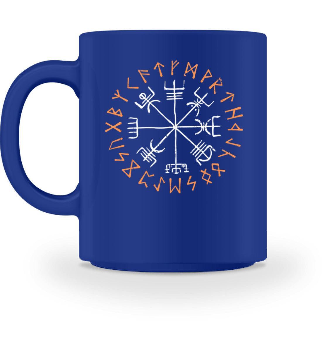 Wikinger Tasse- Kompass Runen Symbol Tee - Nordischer Navigationspfad - Nordic Viking Wear