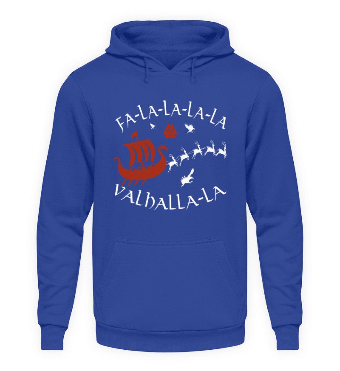 Wikinger Hoodie "Fa-La-La-La Valhalla-La" - Nordische Mythologie Hoodie - Nordic Viking Wear