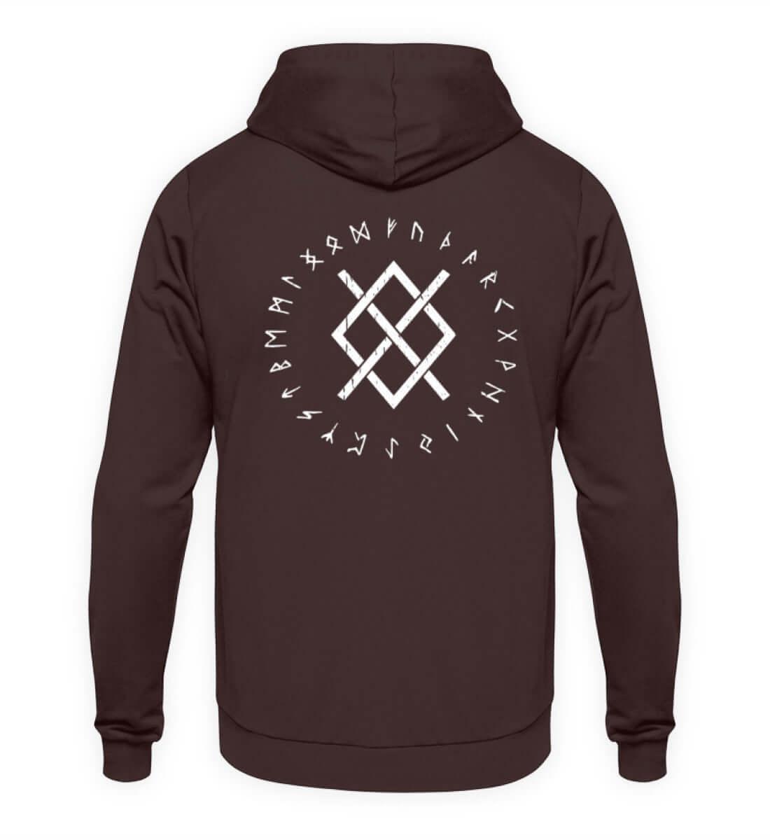 "Odins Gungnir Rune" Wikinger-Hoodie – Stärke des Allvaters - Nordic Viking Wear