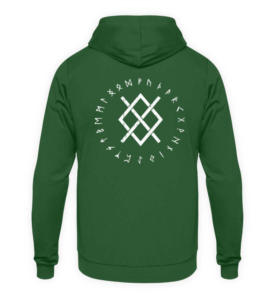 "Odins Gungnir Rune" Wikinger-Hoodie – Stärke des Allvaters - Nordic Viking Wear
