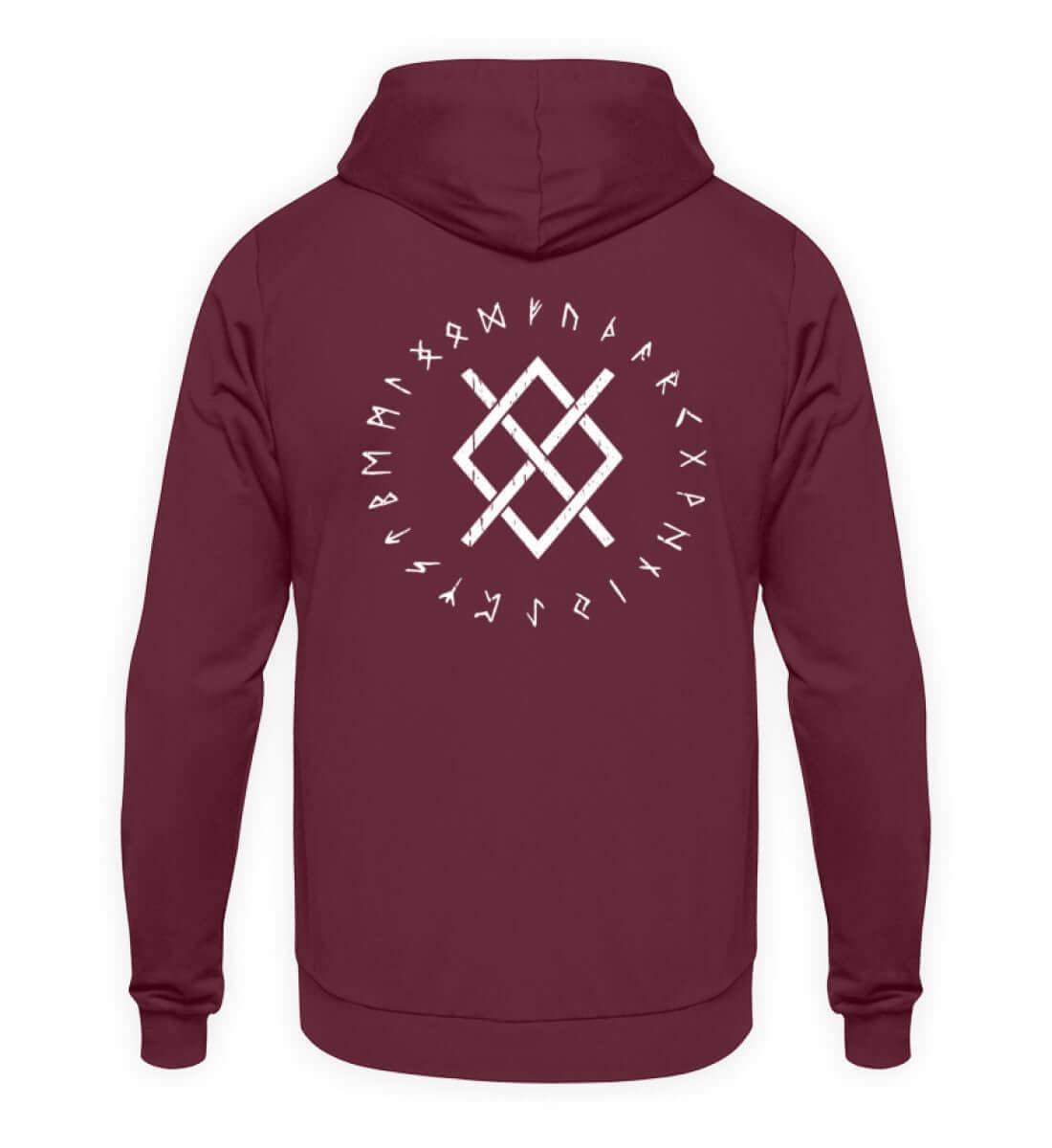 "Odins Gungnir Rune" Wikinger-Hoodie – Stärke des Allvaters - Nordic Viking Wear