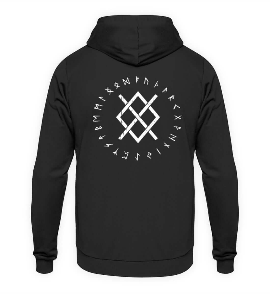 "Odins Gungnir Rune" Wikinger-Hoodie – Stärke des Allvaters - Nordic Viking Wear