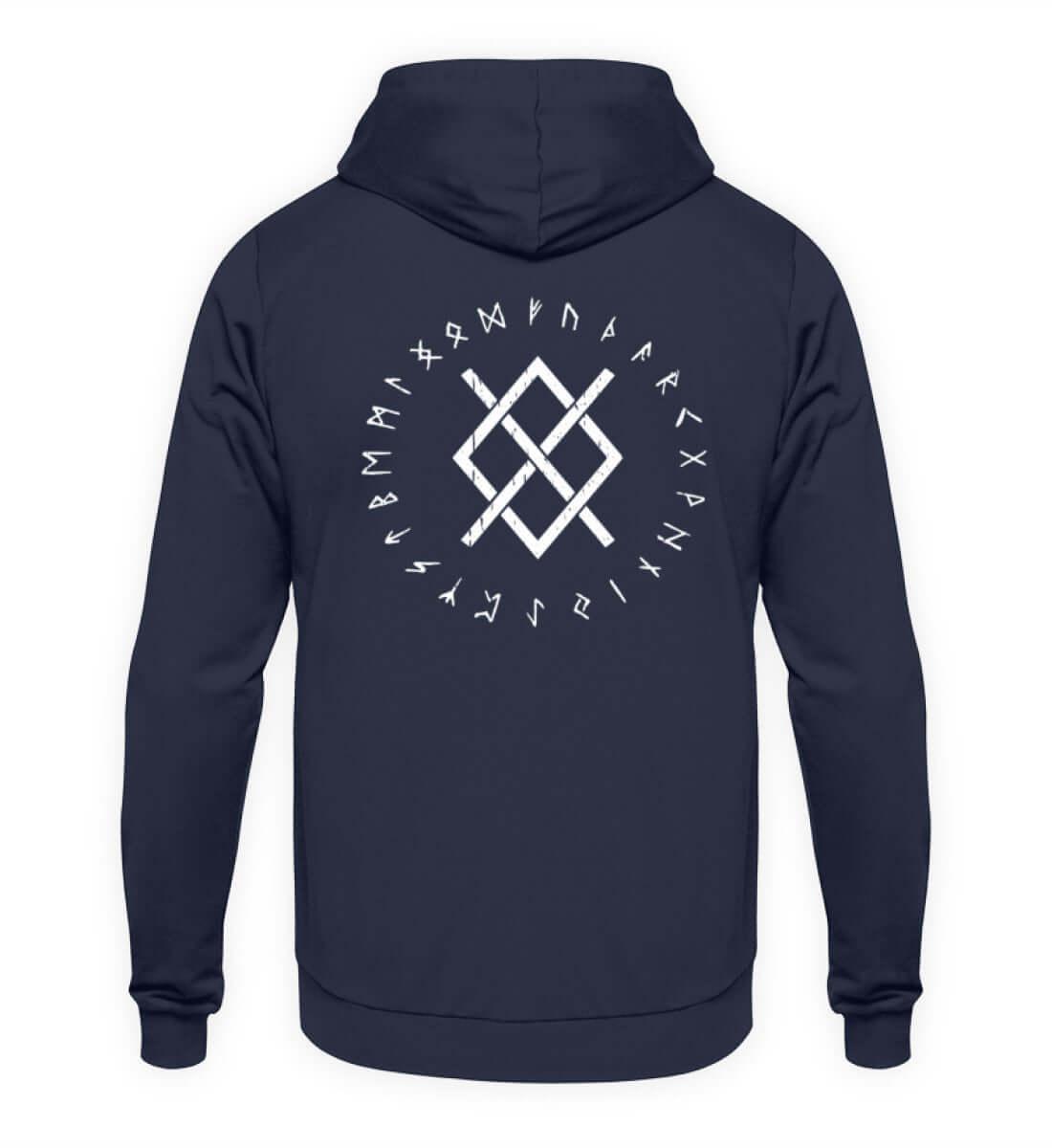 "Odins Gungnir Rune" Wikinger-Hoodie – Stärke des Allvaters - Nordic Viking Wear