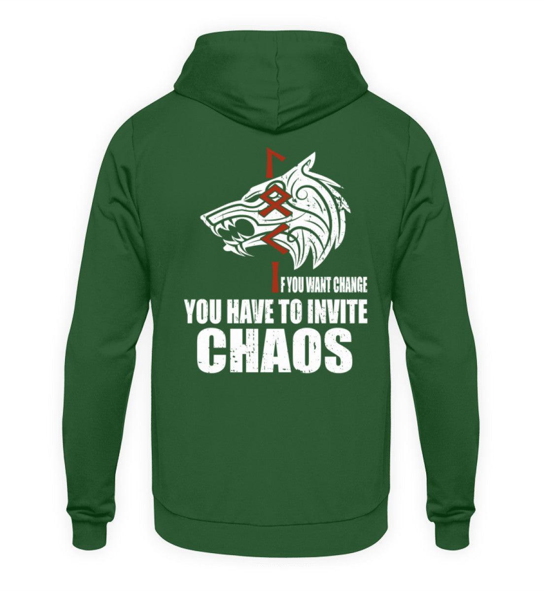 Loki Runes Viking Hoodie - "If You Want Change, You Have to Invite Chaos - Nordic Viking Wear