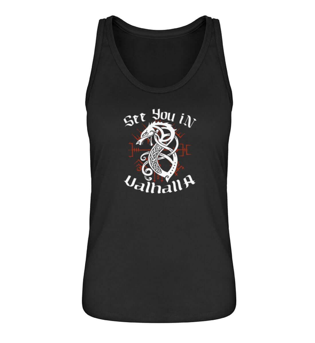 "Fenrir’s Oath" Schildmaiden-Tanktop – "See You in Valhalla" - Nordic Viking Wear