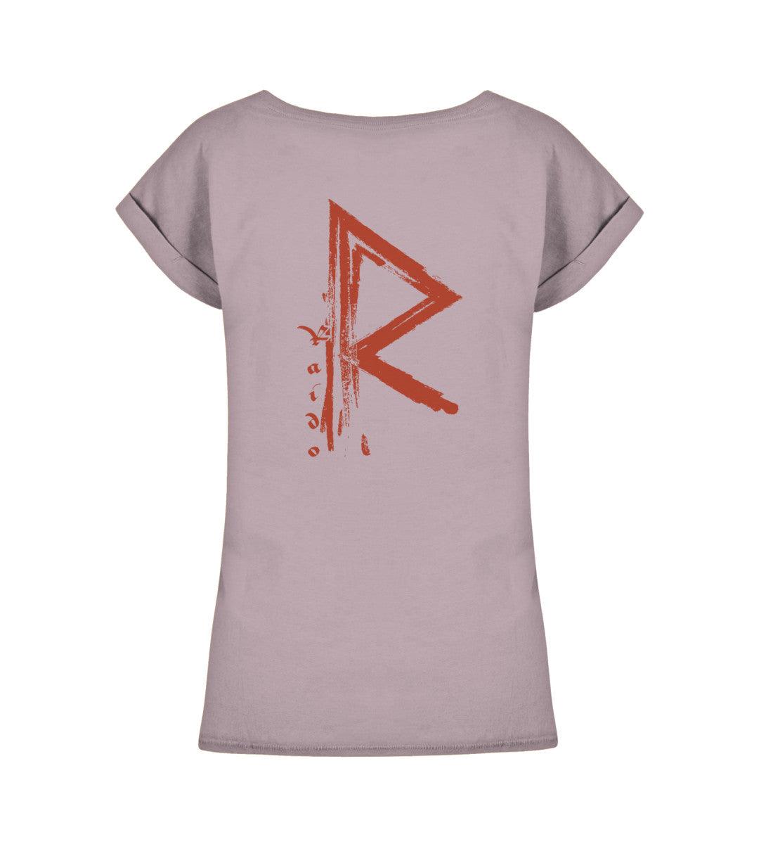 Schildmaiden Extendet Shirt – Rune Raido: Symbol der Reise und des Wandels - Nordic Viking Wear