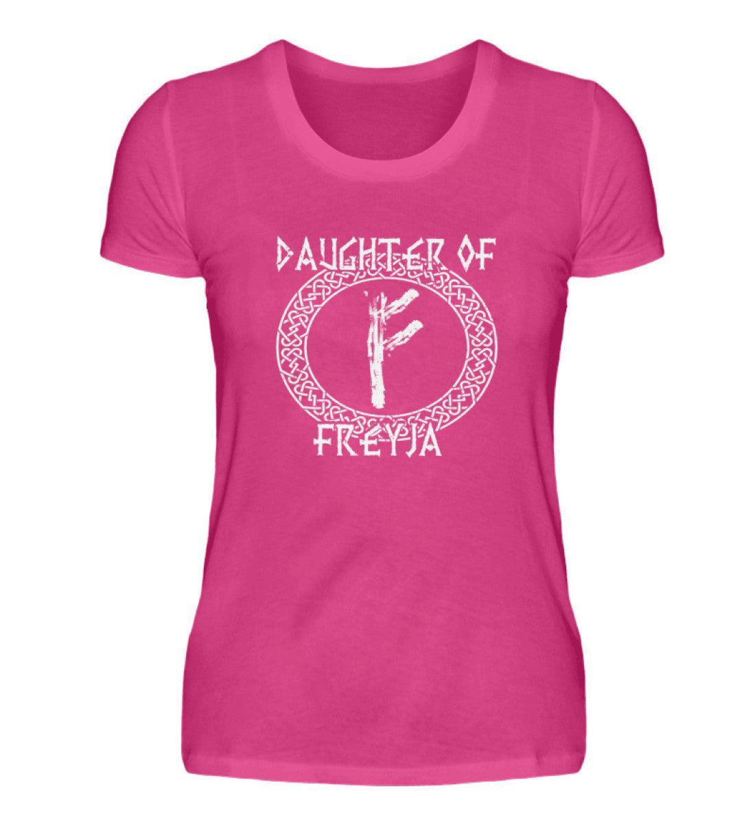 Schildmaiden "Daughter of Freyja" Damen Premium T-Shirt – Monochromes Design - Nordic Viking Wear