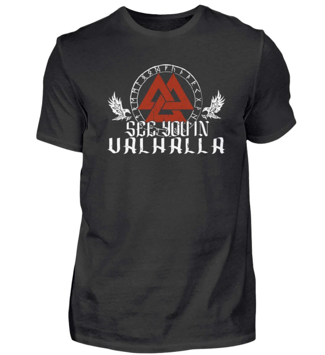 "See You In Valhalla" Wikinger-Premiumshirt – Ehre die Ahnen mit Stil - Nordic Viking Wear