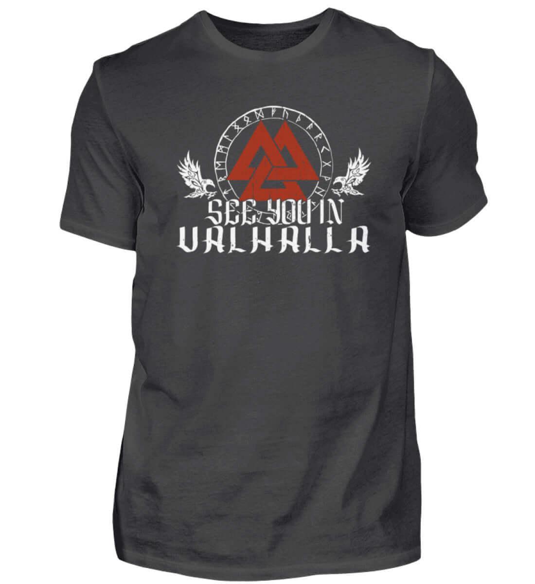 "See You In Valhalla" Wikinger-Premiumshirt – Ehre die Ahnen mit Stil - Nordic Viking Wear