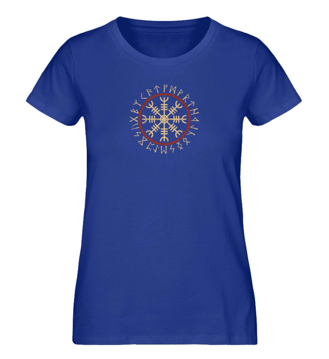 Schildmaiden Expresser Shirt „Helm of Awe T-Shirt – Nordische Runen und Wikinger-Symbolik“ - Nordic Viking Wear