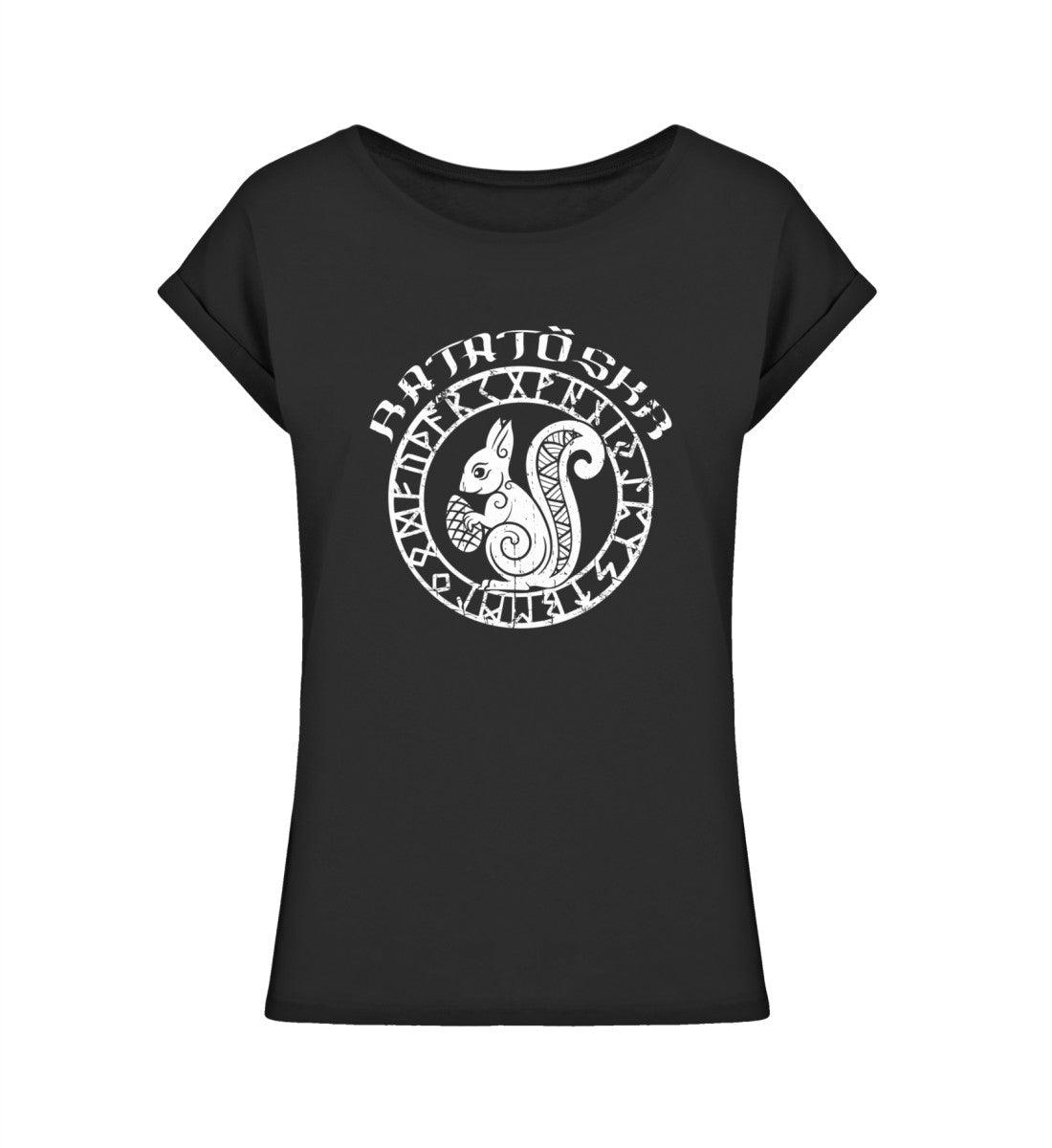 Schildmaiden Extendet Shirt – Rata-töskr Runen-Design - Nordic Viking Wear