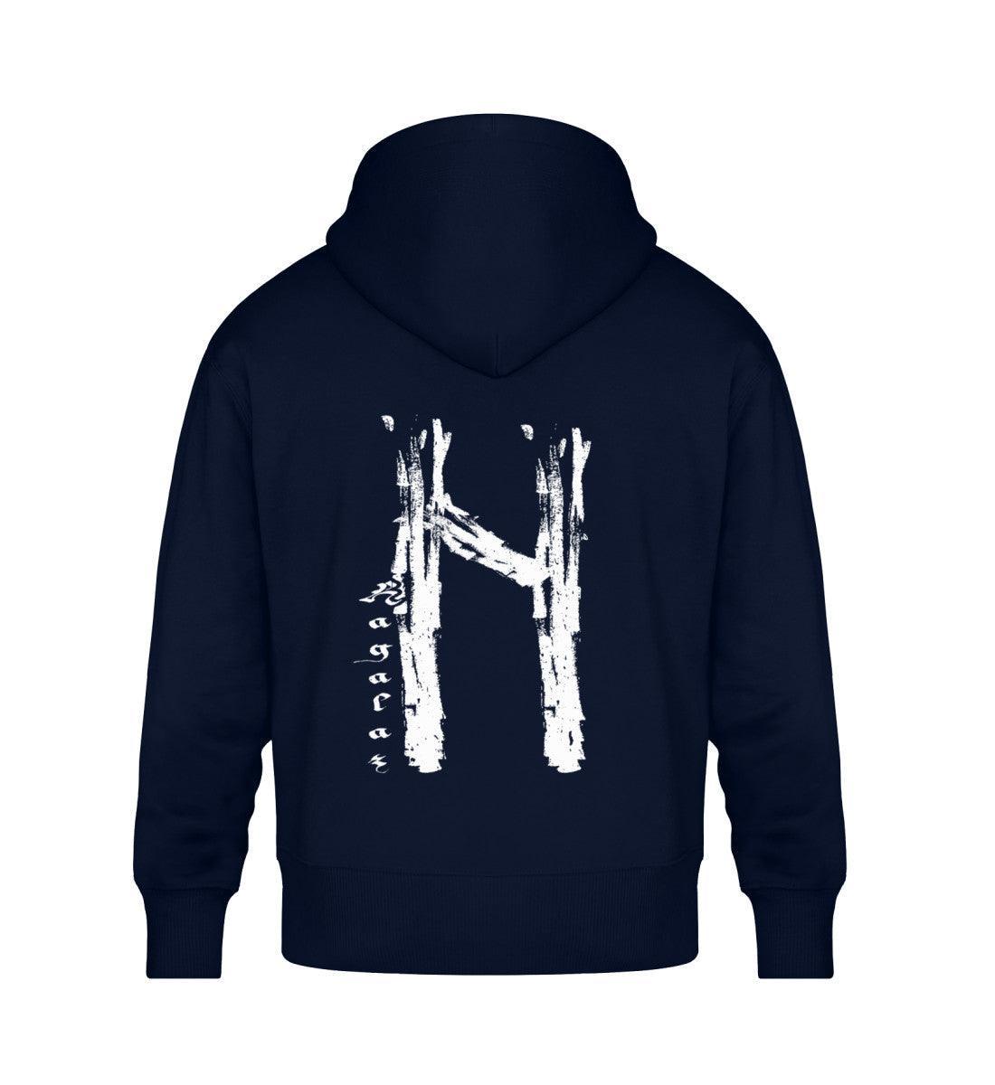 Wikinger Runen Oversized Hoodie Hagalaz - Nordic Viking Wear