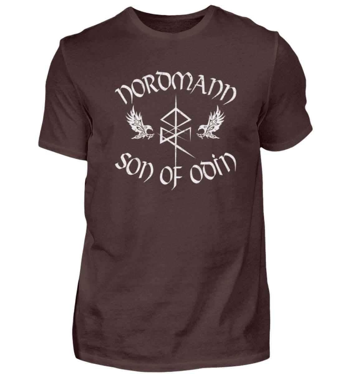 Wikinger Premiumshirt 'Nordmann - Son of Odin' – Ehre und Stolz der nordischen Krieger - Nordic Viking Wear