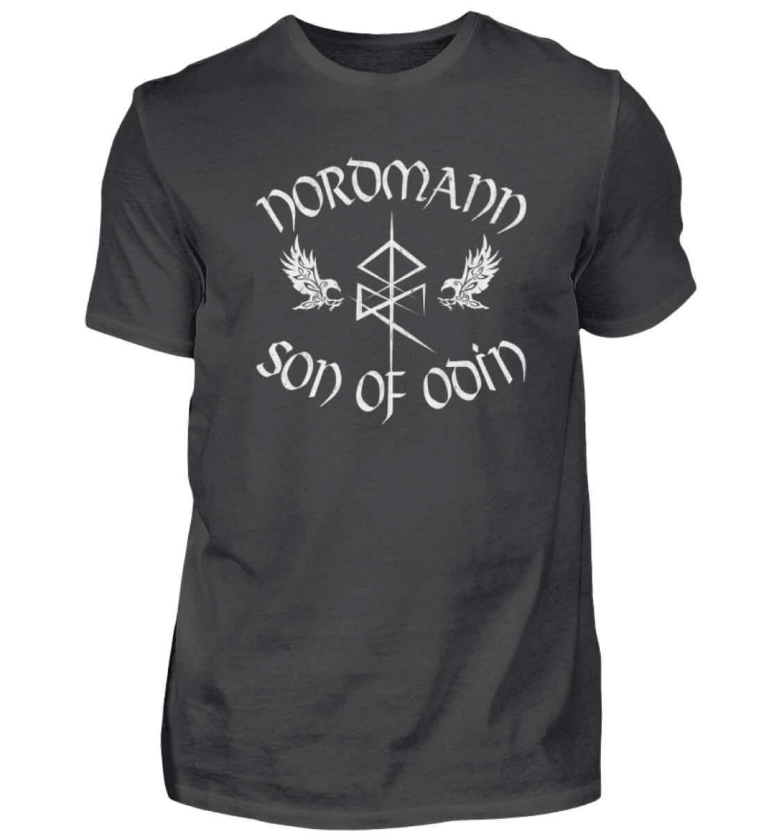 Wikinger Premiumshirt 'Nordmann - Son of Odin' – Ehre und Stolz der nordischen Krieger - Nordic Viking Wear