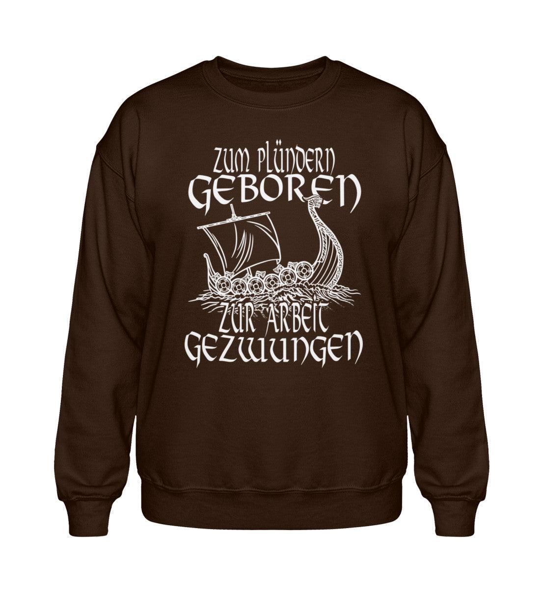 Heavy Blend Wikinger Sweatshirt – Zum Plündern geboren, zur Arbeit gezwungen. - Nordic Viking Wear