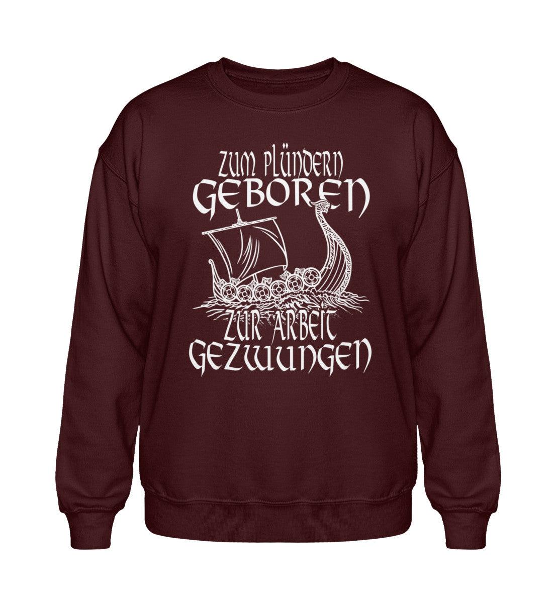 Heavy Blend Wikinger Sweatshirt – Zum Plündern geboren, zur Arbeit gezwungen. - Nordic Viking Wear