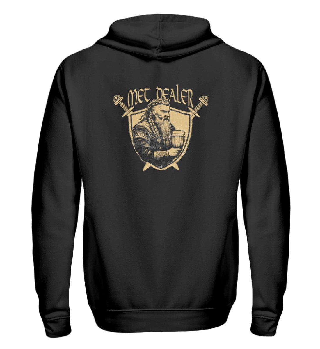 🍺 Wikinger Zipp-Hoodie "Met Dealer" – Perfekt für echte Nordmänner! ⚔ - Nordic Viking Wear