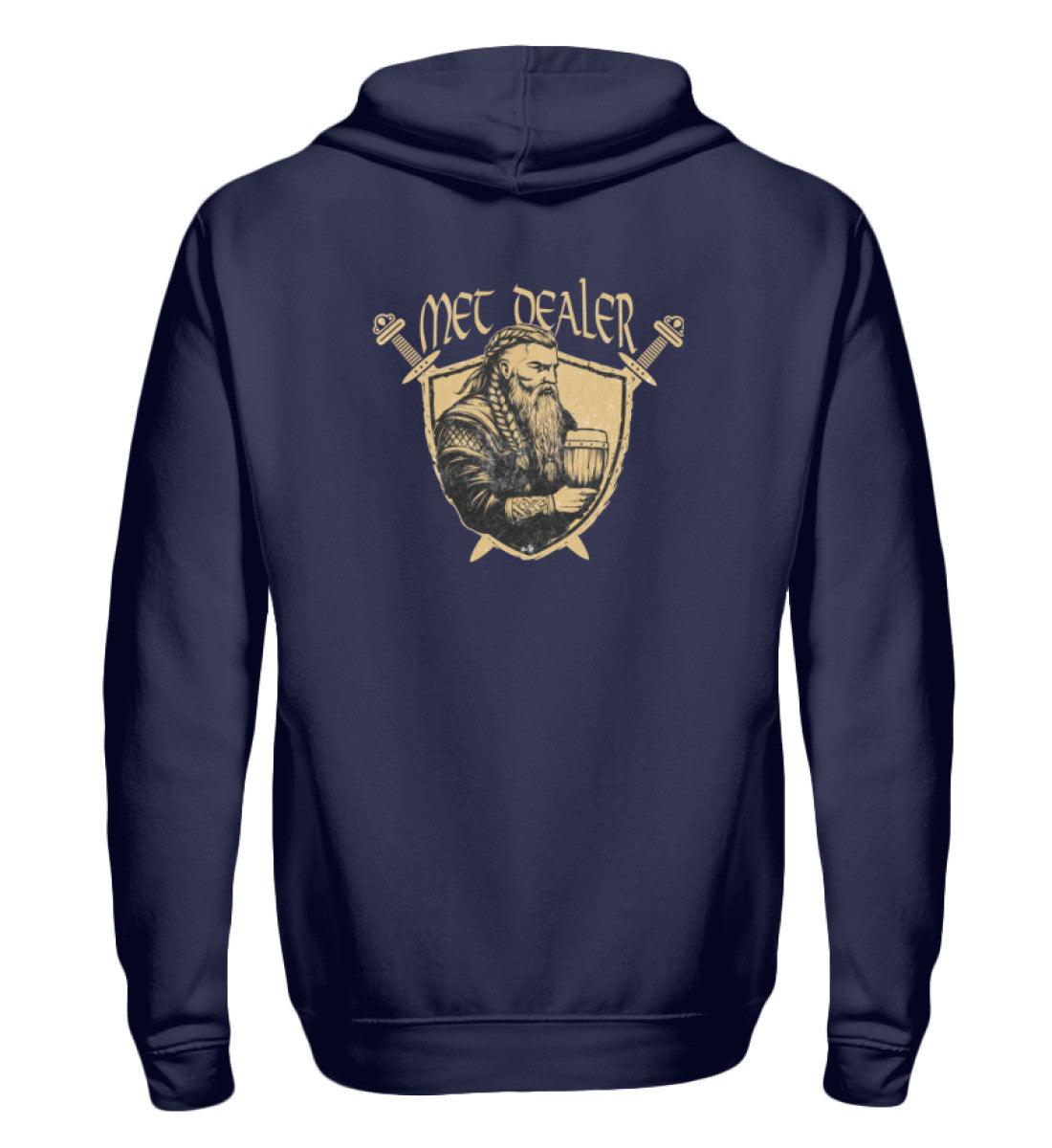 🍺 Wikinger Zipp-Hoodie "Met Dealer" – Perfekt für echte Nordmänner! ⚔ - Nordic Viking Wear