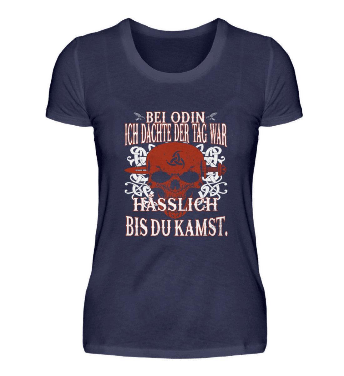 Schildmaiden Premiumshirt "Bei Odin, ich dachte der Tag war hässlich bis du kamst" - Nordic Viking Wear