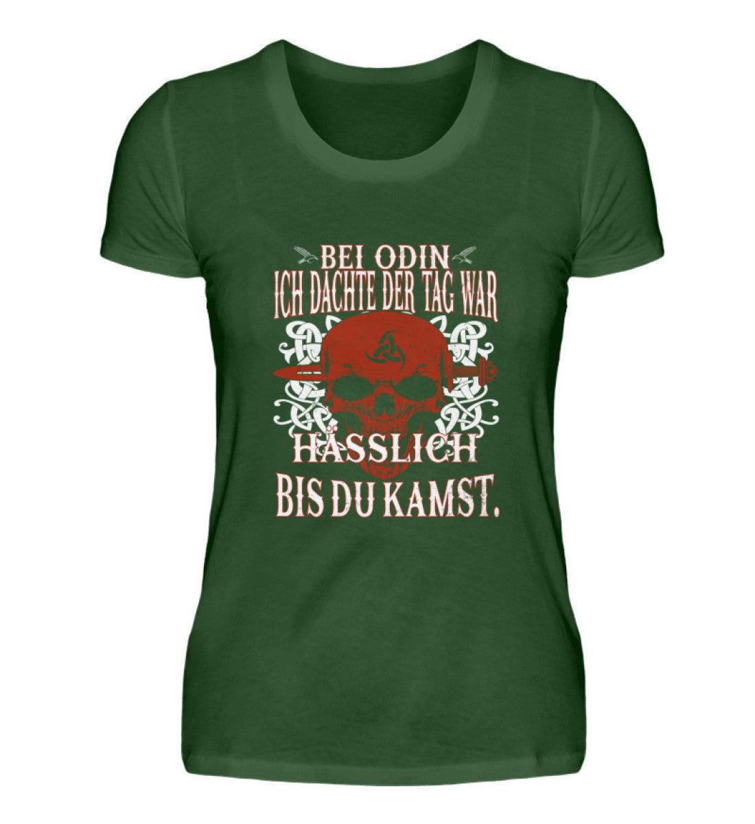 Schildmaiden Premiumshirt "Bei Odin, ich dachte der Tag war hässlich bis du kamst" - Nordic Viking Wear