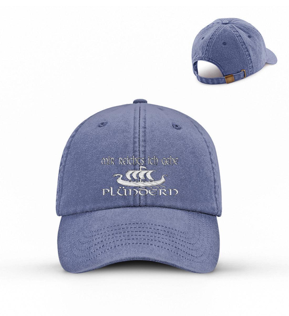 Wikinger/Schildmaiden Vintage Dad Cap "Plündergeist" – Ruf der Freiheit - Nordic Viking Wear
