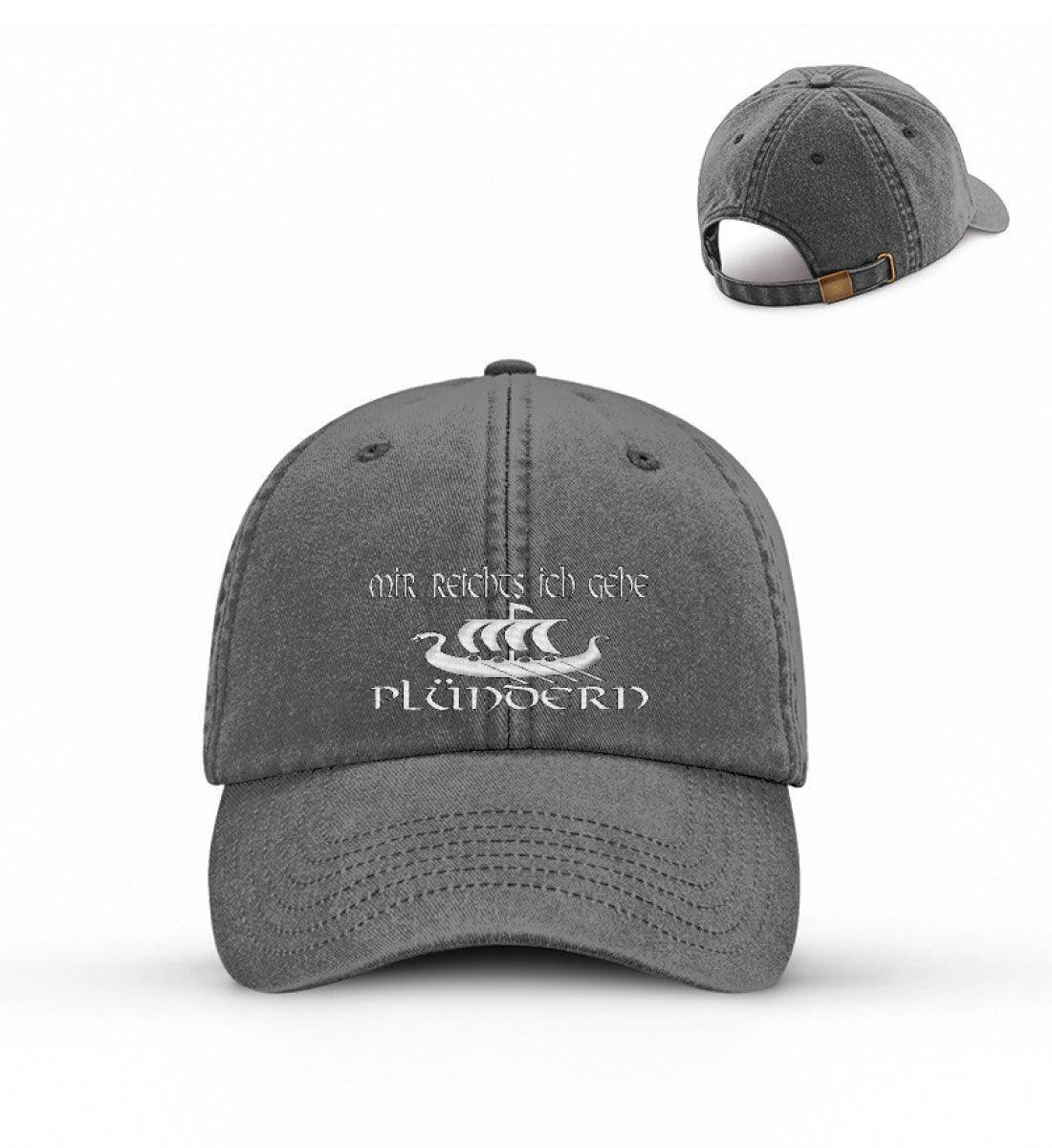 Wikinger/Schildmaiden Vintage Dad Cap "Plündergeist" – Ruf der Freiheit - Nordic Viking Wear