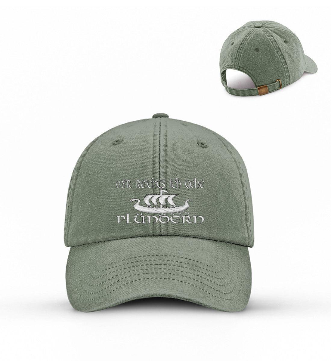 Wikinger/Schildmaiden Vintage Dad Cap "Plündergeist" – Ruf der Freiheit - Nordic Viking Wear