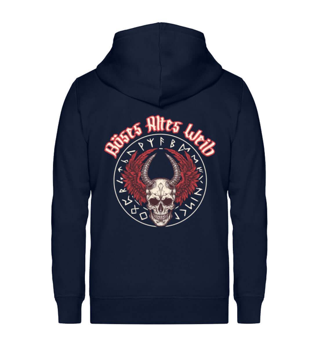 Schildmaiden Zip-Hoodie Böses Altes Weib - Nordic Viking Wear