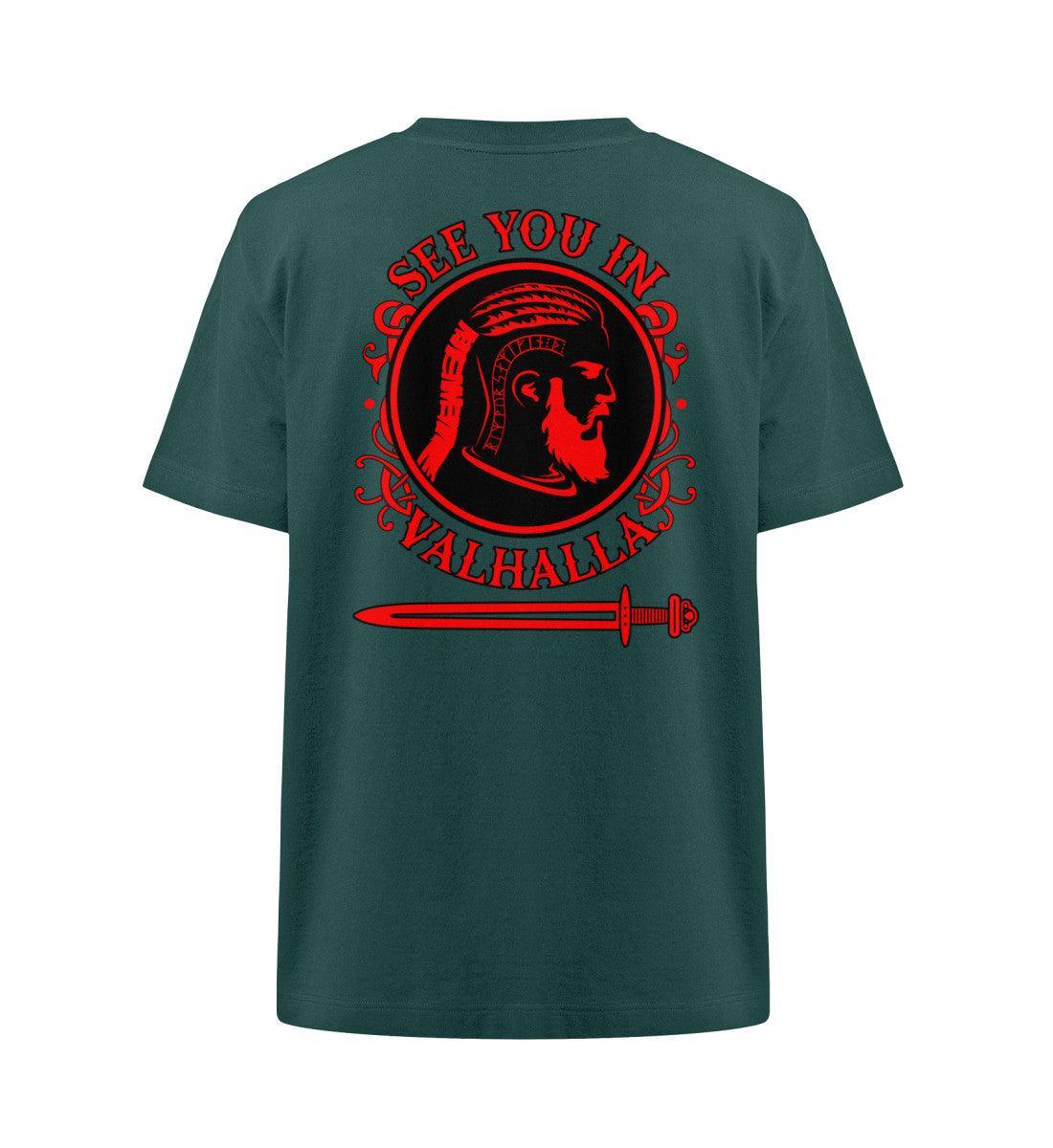 Wikinger Heavy Oversized Shirt - "See You In Valhalla" - Nordic Viking Wear