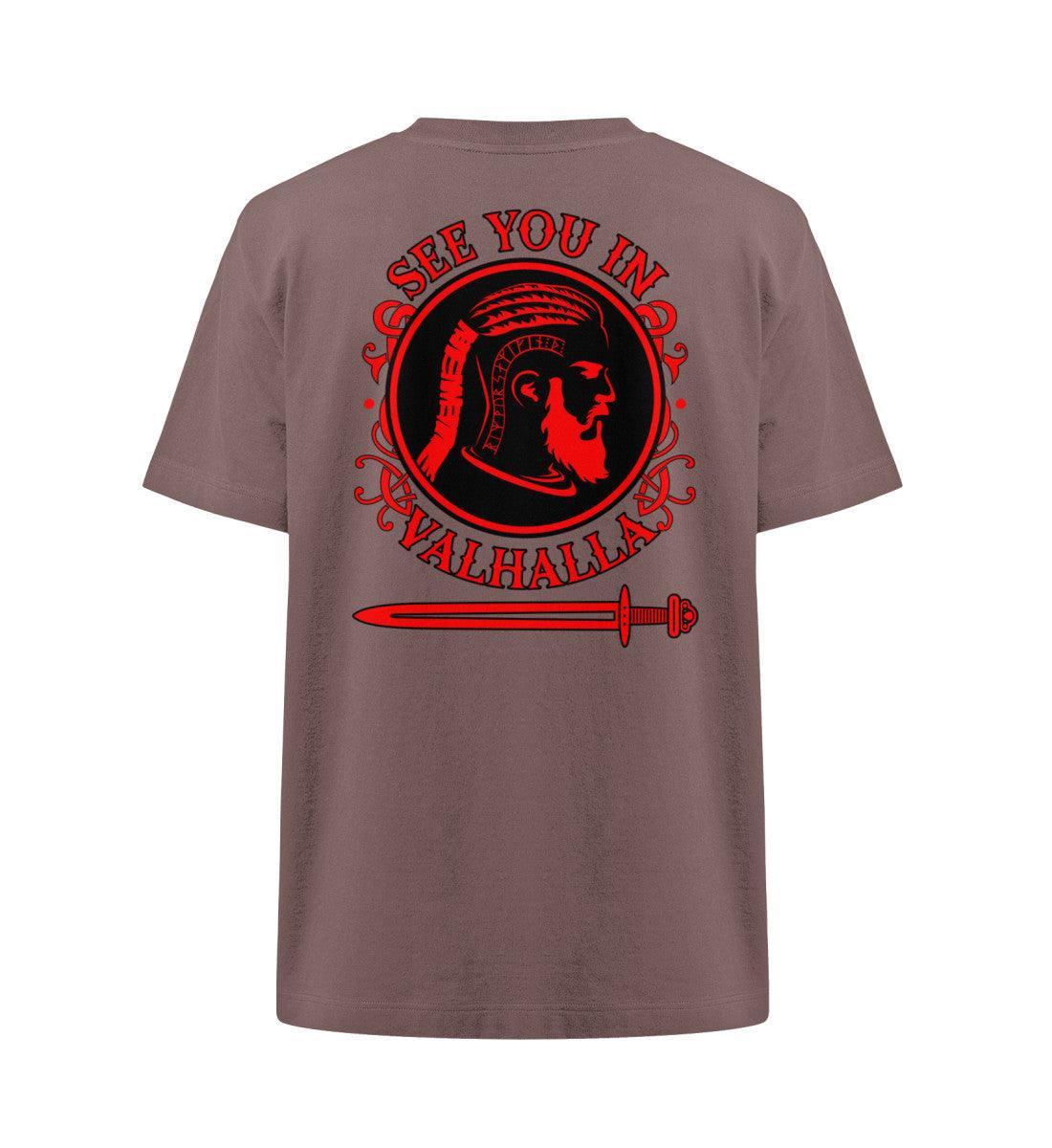 Wikinger Heavy Oversized Shirt - "See You In Valhalla" - Nordic Viking Wear