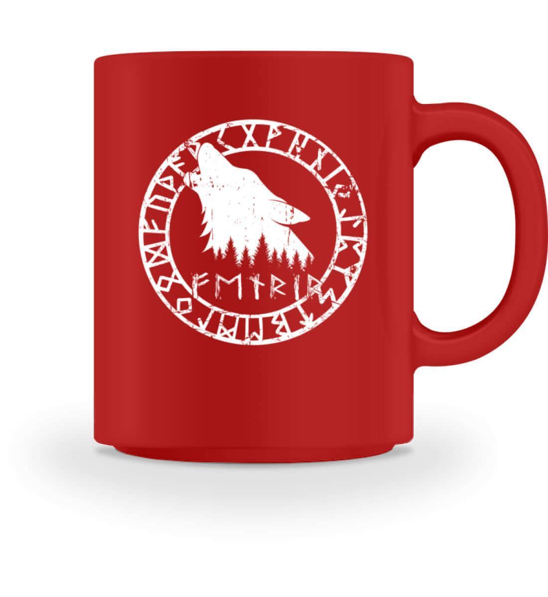 Fenrir Runenkreis Tasse – Trinke wie ein Wikinger - Nordic Viking Wear
