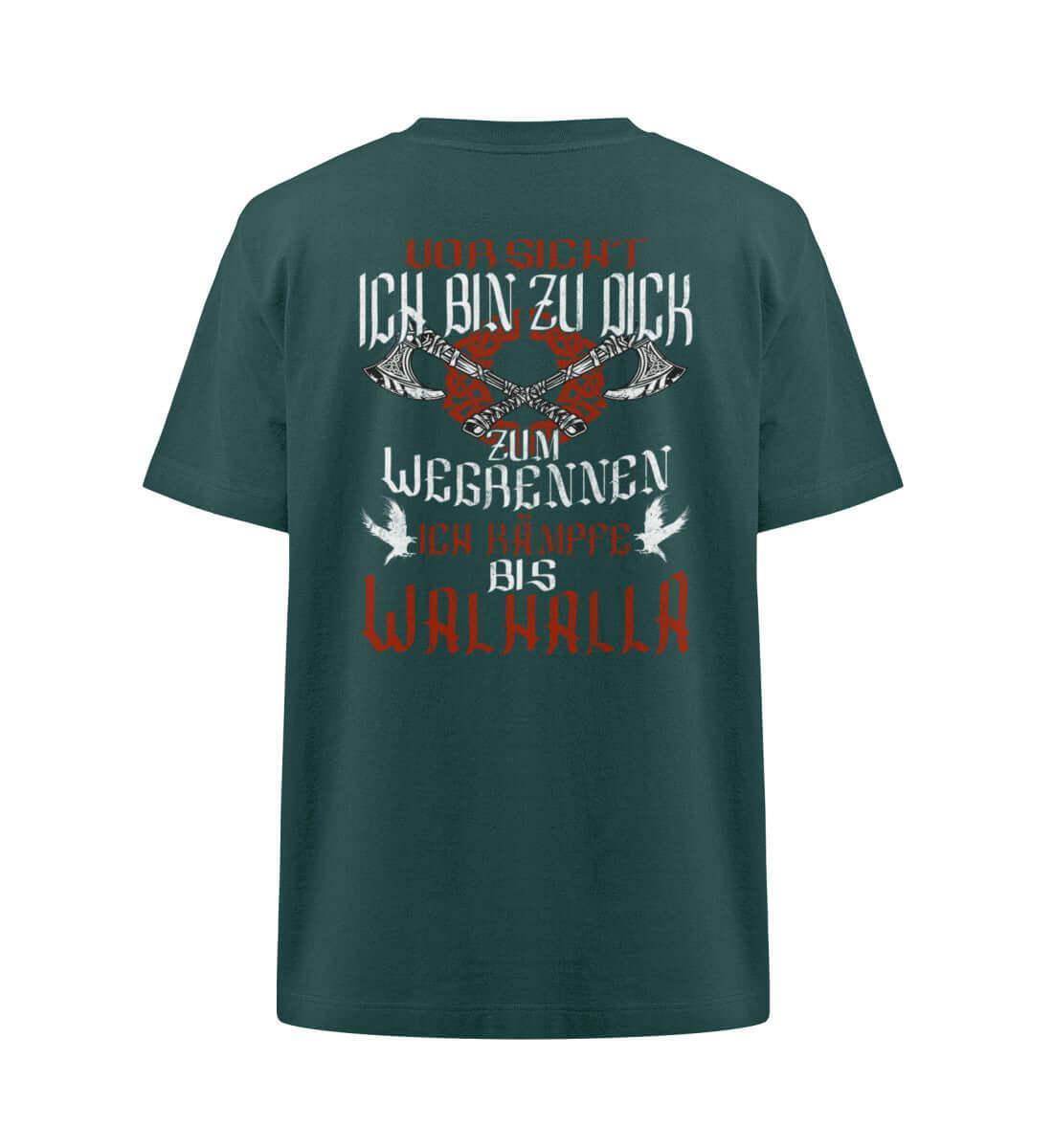 Wikinger Heavy Oversized Shirt Zu Dick Zu Wegrennen - Nordic Viking Wear