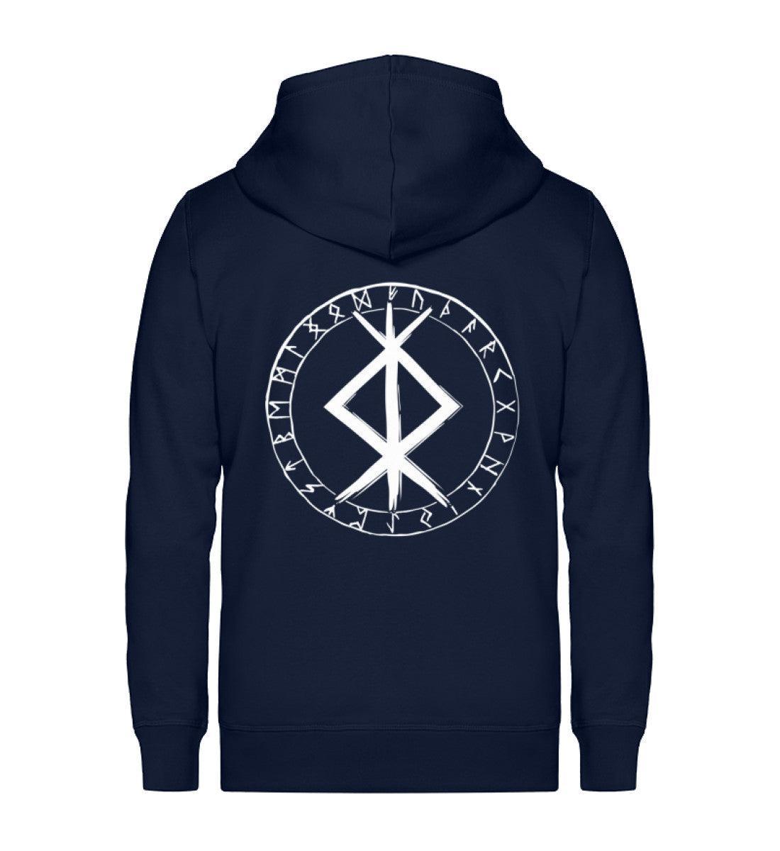 Wikinger Binde Runen Zip-Hoodie Protection - Nordic Viking Wear