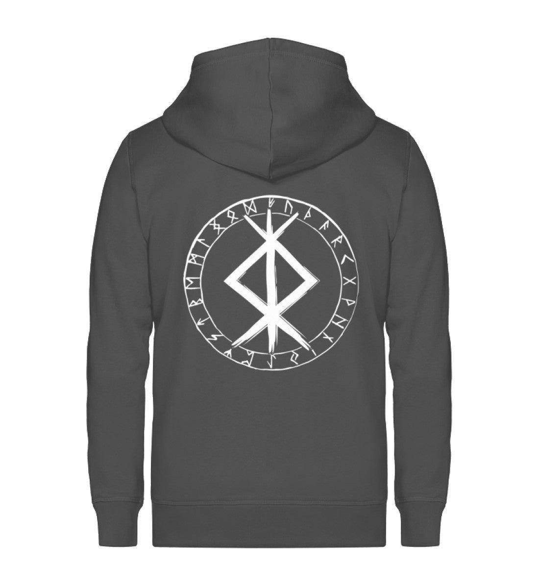 Wikinger Binde Runen Zip-Hoodie Protection - Nordic Viking Wear