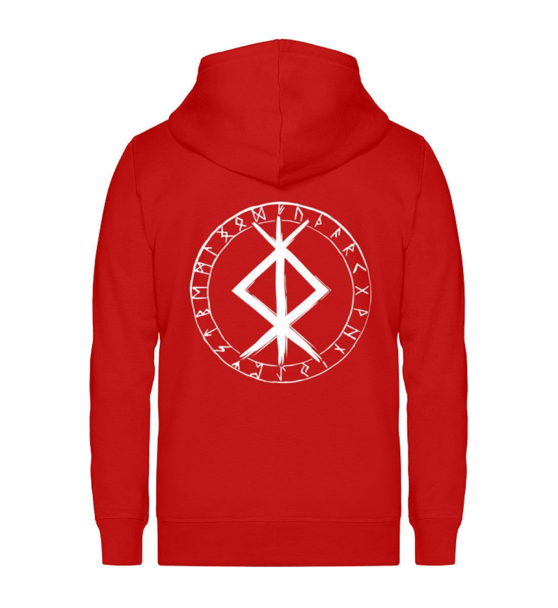 Wikinger Binde Runen Zip-Hoodie Protection - Nordic Viking Wear