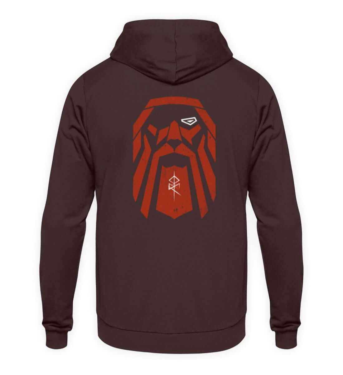 "Odin's Visage" Wikinger-Hoodie – Stolz und Macht des Allvaters - Nordic Viking Wear