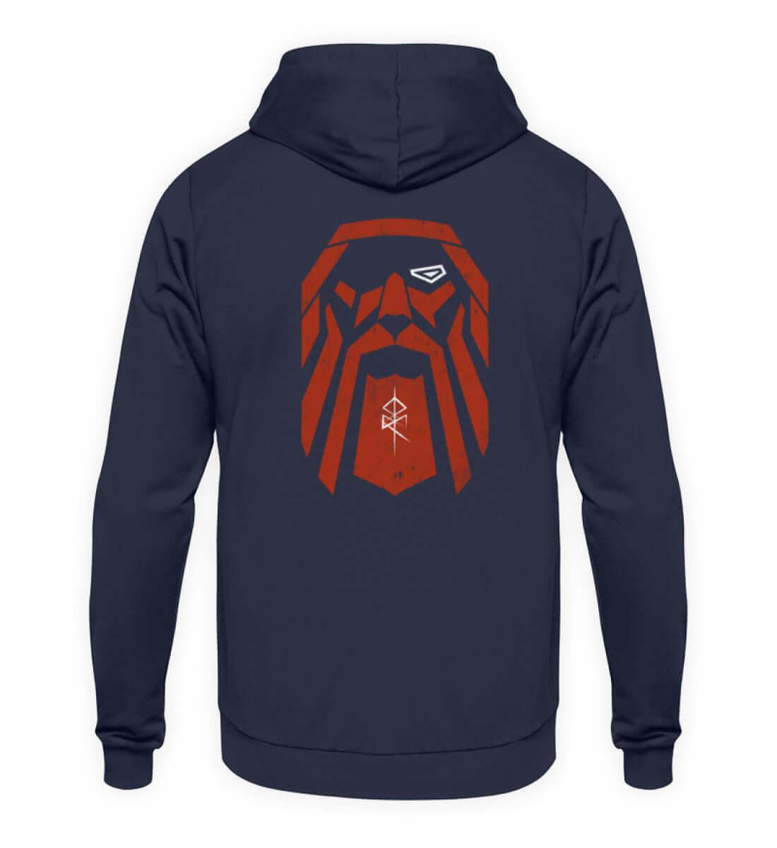 "Odin's Visage" Wikinger-Hoodie – Stolz und Macht des Allvaters - Nordic Viking Wear