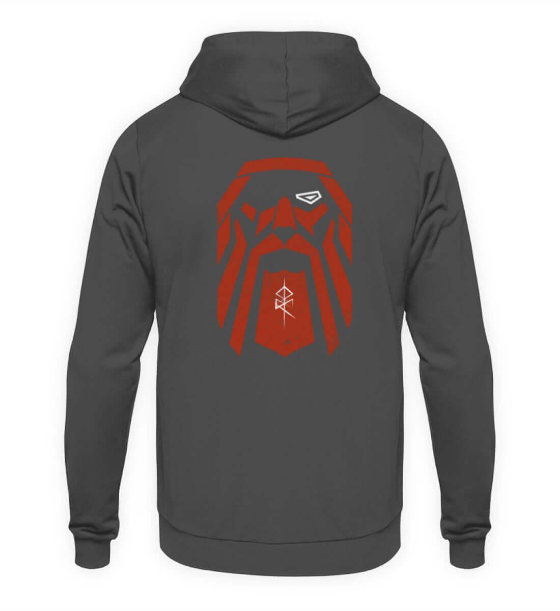 "Odin's Visage" Wikinger-Hoodie – Stolz und Macht des Allvaters - Nordic Viking Wear