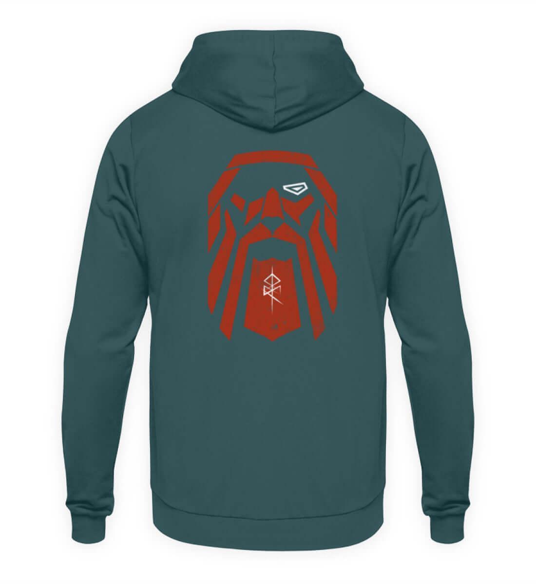 "Odin's Visage" Wikinger-Hoodie – Stolz und Macht des Allvaters - Nordic Viking Wear