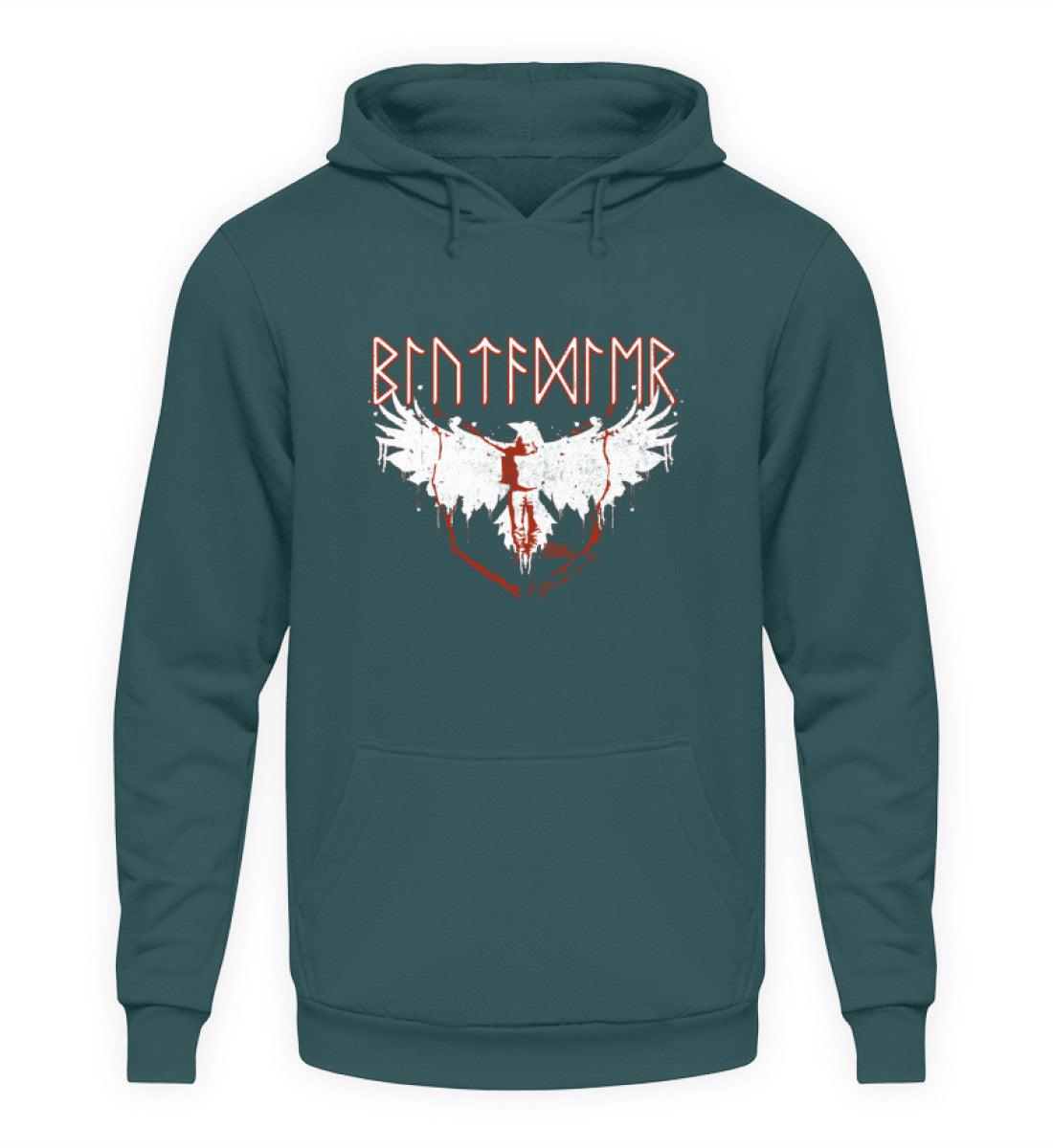 Wikinger-Hoodie "Blutadler" – Nordischer Stolz & Stärke im Blutaar-Design - Nordic Viking Wear
