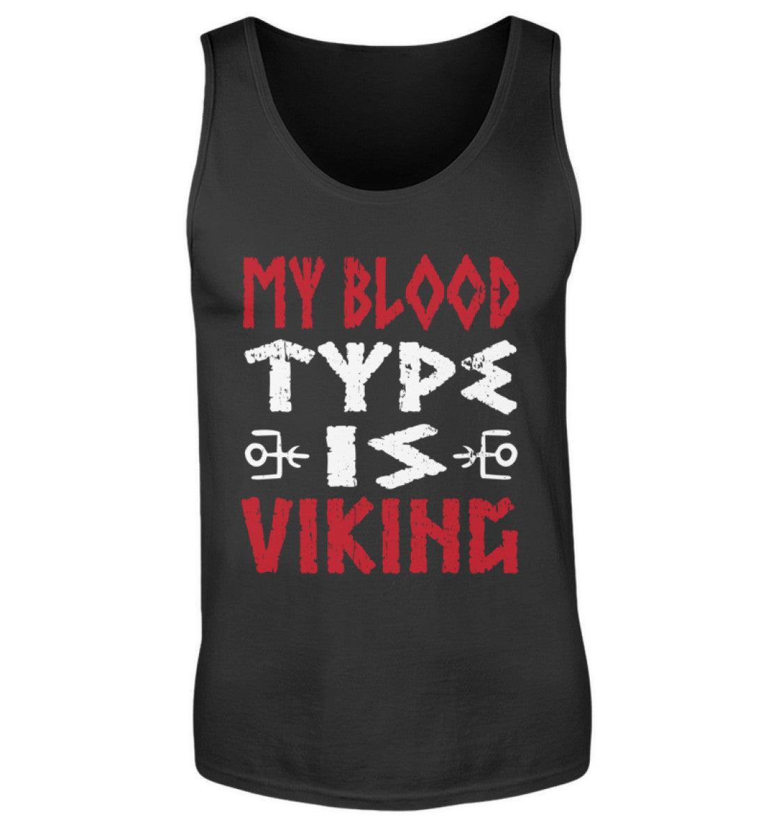 My Blood Type Is Viking Wikinger Tanktop - Herren Tanktop - Nordic Viking Wear