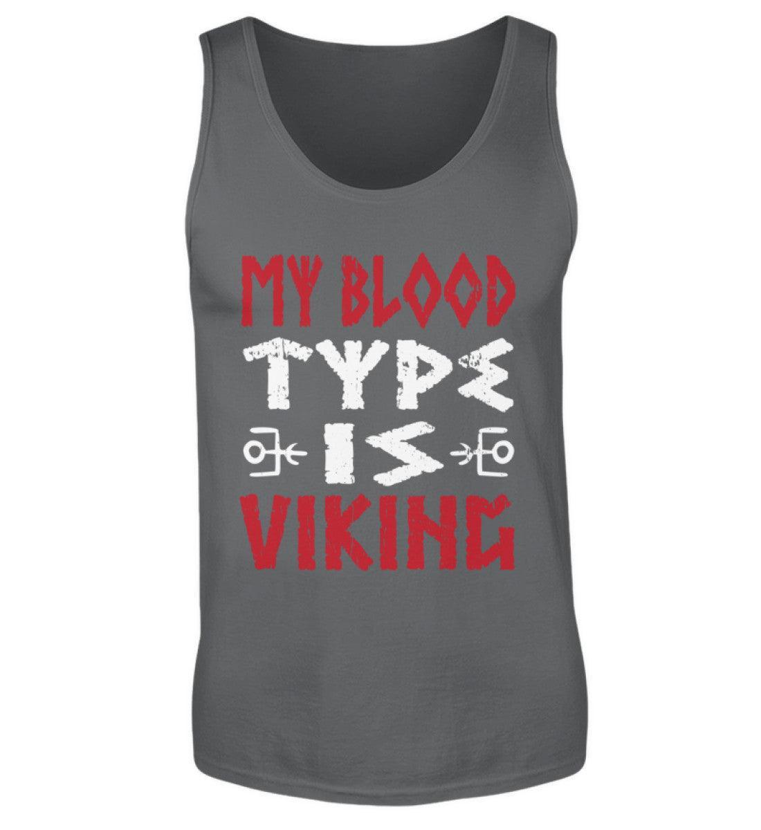 My Blood Type Is Viking Wikinger Tanktop - Herren Tanktop - Nordic Viking Wear