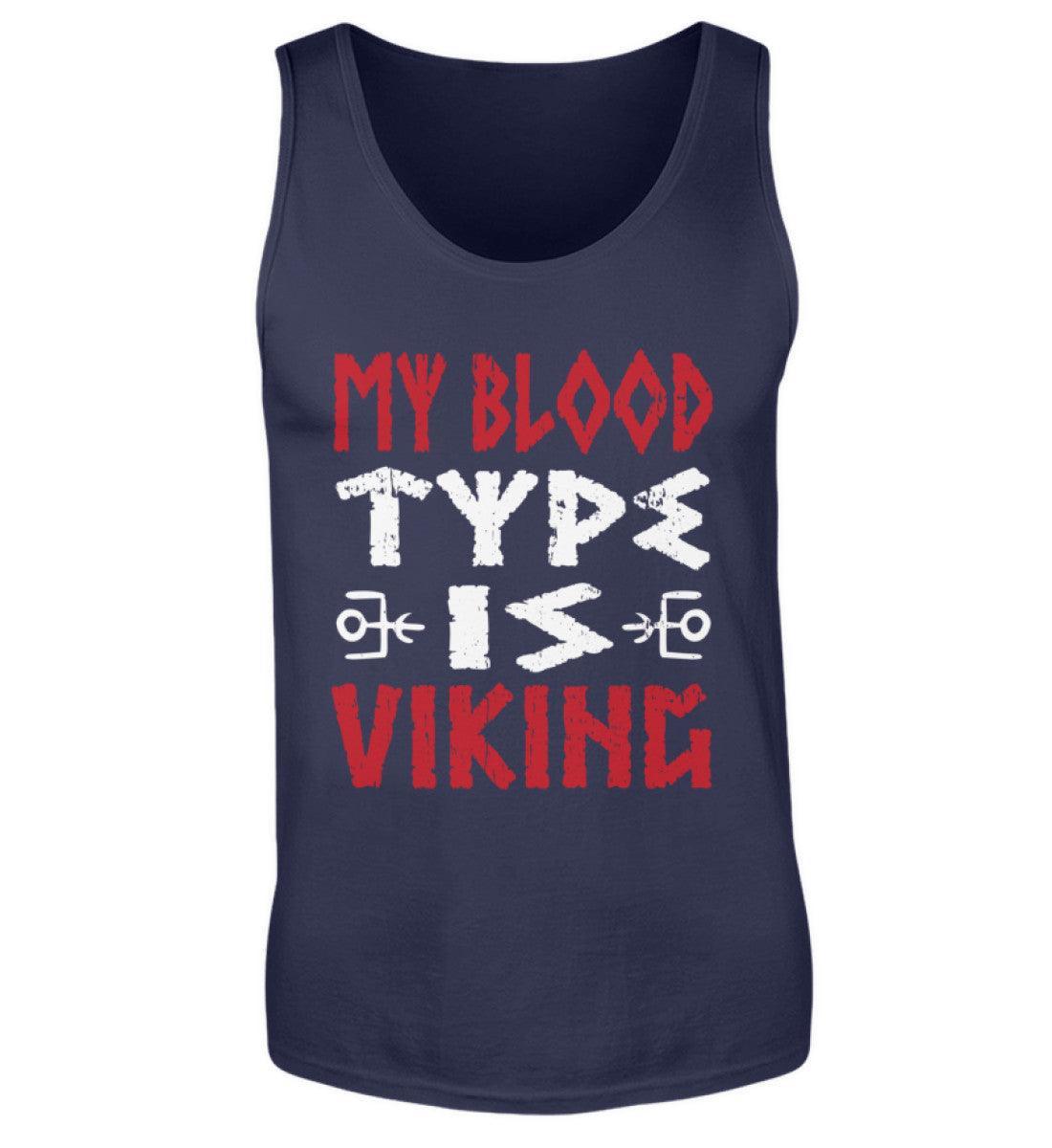 My Blood Type Is Viking Wikinger Tanktop - Herren Tanktop - Nordic Viking Wear